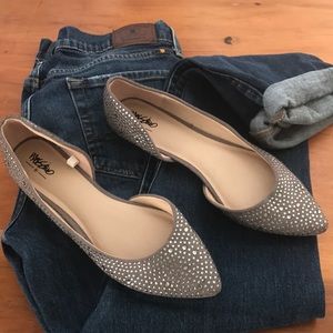 Sparkly flats
